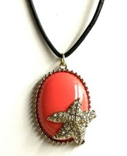 Collana stella marina corallo
