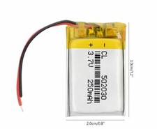 Batteria 502030 3,7V 250mAh ricaricabile Li-Po Polimeri Ioni Litio