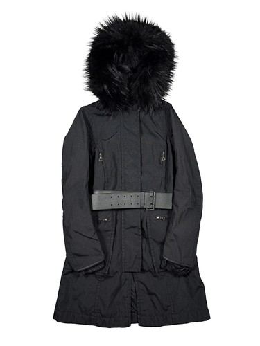Prada fur hood leather - prada, belt