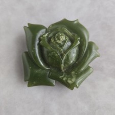 Grande spilla rosa verde