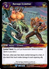 Savage Combat - Reign of Fire - World of Warcraft TCG