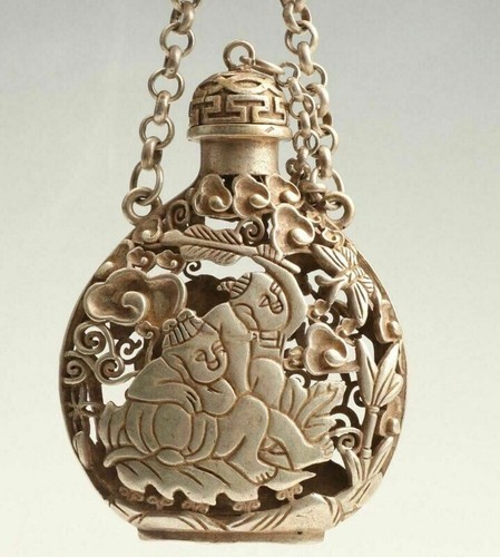 Antica statua cava argento