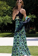 Abito Lungo Fantasia  Denny