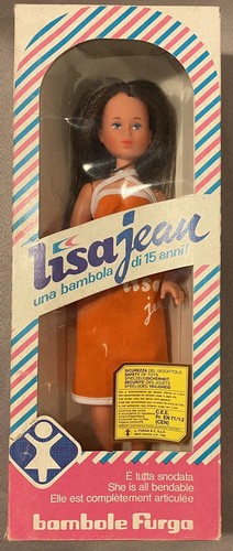Rara bambola lisa jean furga - jean,