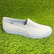 Scarpe sneakers Keds Double Decker Canvas donna taglia 6,5 casual da passeggio slip on