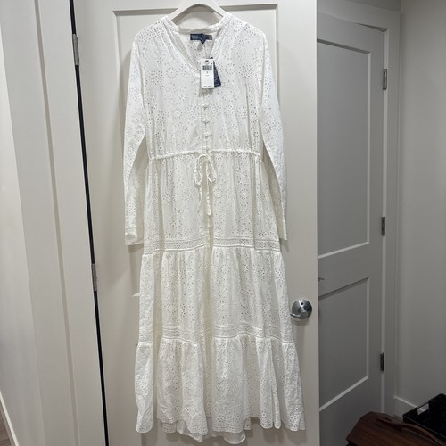 Maxi abito ralph lauren bianco - maxi,