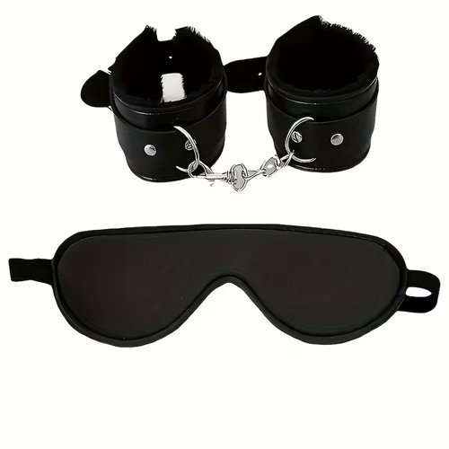 Manette ecopelle nere con - nere,
