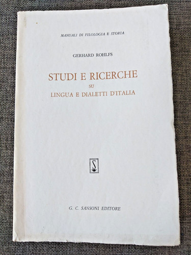 Rohlfs studi ricerche - studi, su