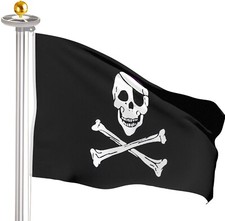 Asta Bandiera Esterno Pirata
