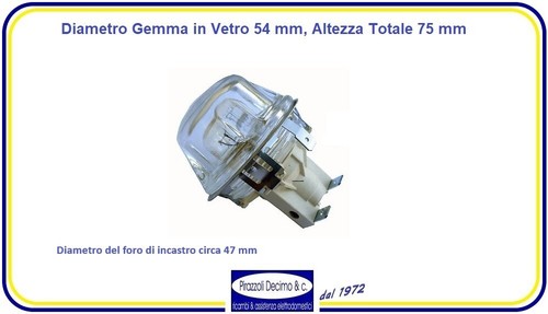 Portalampada forno ariston - portalampada,
