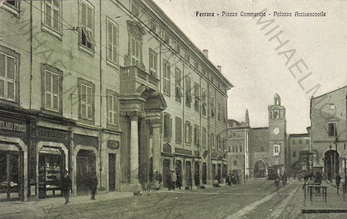 Cartolina ferrara piazza - *24,