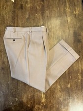Pantalone Saman Amel Tan Calvario Twill 100% Lana Taglia 52