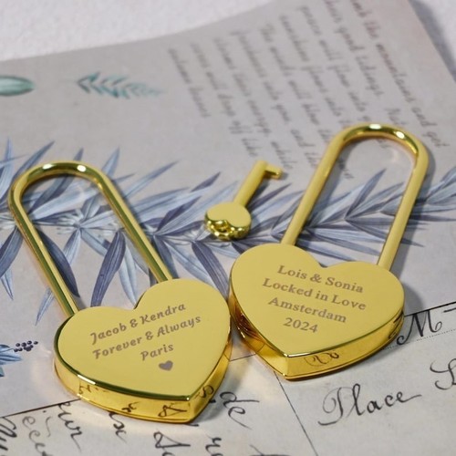 Lucchetto amore cuore oro - cuore,