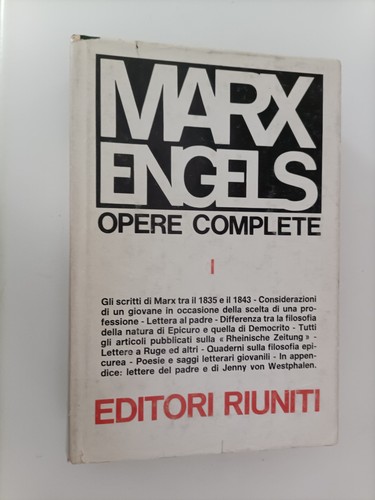 Marx engels opere complete - marx,