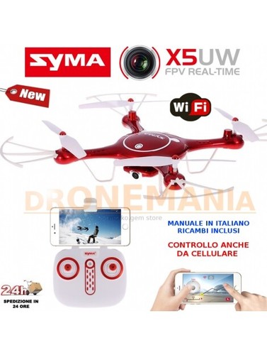 Drone syma rosso wifi - drone, x5