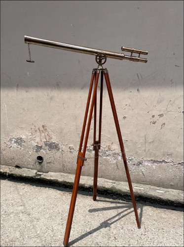 Antico telescopio a doppia - antico, 39"
