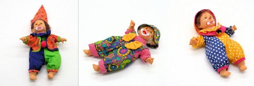 Bambole beanbag clowns - bambole,