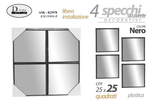 Set specchi parete - 4,