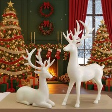 Ornamento moderno da scrivania cervo creativo alce statuina decorazione tavola