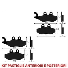PASTIGLIE FRENO ANTERIORI E