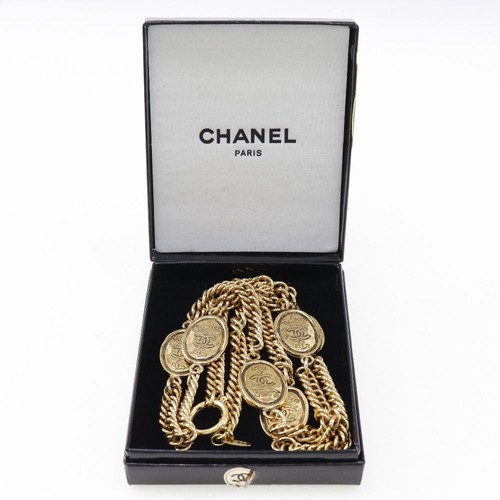 Collana chanel placcata oro - collana,