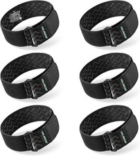Elastic non-slip straps with