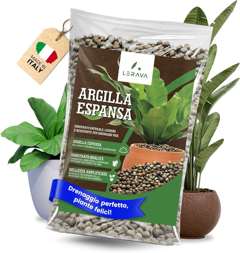 Argilla espansa per piante - argilla,