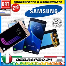 DISPLAY LCD+TOUCH SCREEN SAMSUNG GALAXY J7 2016 SM-J710F SCHERMO NERO ORO BIANCO