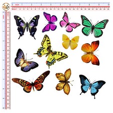 Butterfly sticker adesivi farfalle print pvc helmet moto casco tuning 11 pz.