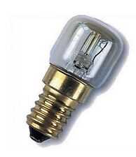 Lampada Forno per BEKO AEG SMEG 15w E14 Lampadina 300° Resistente al Calore Luce Cucina 