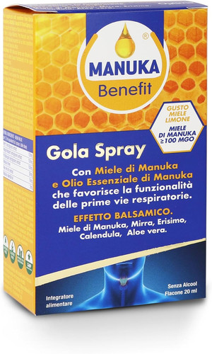 Gola spray con miele - gola, olio