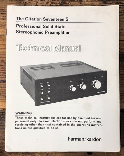 Harmon kardon citation 17s - kardon, 17