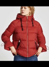 ZARA GIACCA PUFFER ROSSA