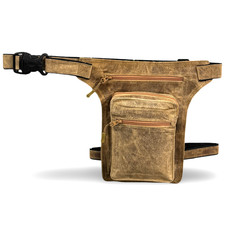Borsa per gambe in pelle uomo