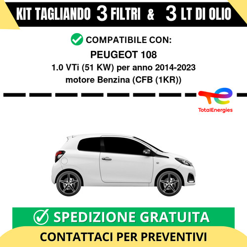 Tagliando per peugeot 108 - per,