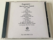 Gary Numan – Exposure Best Of Gary Numan 1977-2002 Rare Promo 2 CD Albums Artful