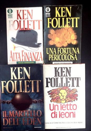 Lotto libri ken follett - lotto, /