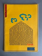 Catalogue Kartell 1982 (Anna Castelli Ferrieri, Gae Aulenti era)