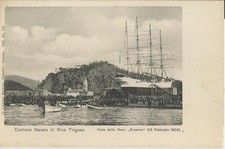 RIVA TRIGOSO ( Genova ) - Cantiere Navale - Varo della nave " Erasmo "   -dup565