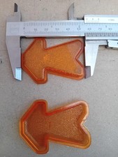 AUTO MOTO SIDECAR EPOCA GEMMA ARANCIO ORIG. LEART (NUOVA VEDI FOTO MISURE).