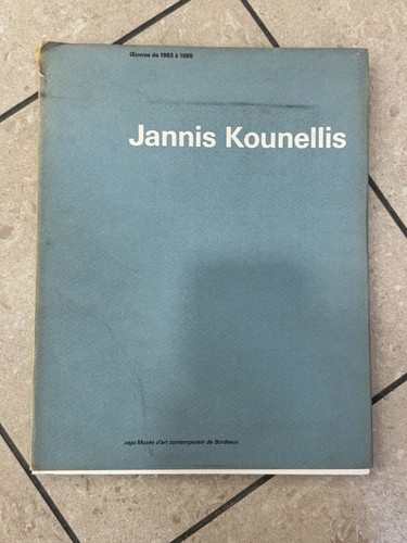 Jannis kounellis 1983 1985 - kounellis, 1983-1985