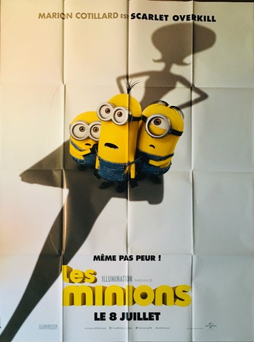 Affiche cinéma les minions - affiche,