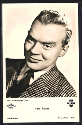 Attore hans richter posa - attore, in