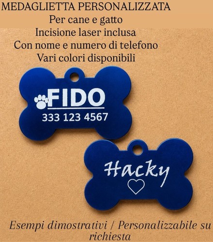 Medaglietta cane gatto - cane,