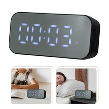  Caricatore del telefono dello specchio dell'orologio della camera da letto di