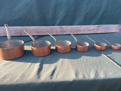 Raro set antiche pentole - set, 6