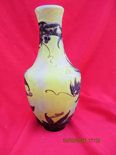 Vase gallé authentique - vase,
