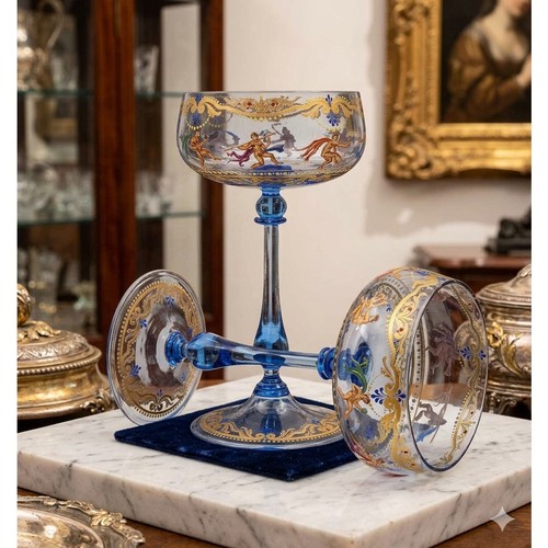 Bicchieri veneziani stile - bicchieri,
