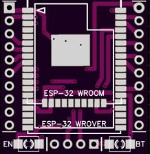 Scheda PCB + componenti/componenti per/for ESP32-WROVER/WROOM - Wifi/Moduli BLE