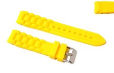 Cinturino silicone giallo per